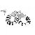 Algemas De Metal Revestida Com Pelúcia Sexy Import - Zebra - Imagem 1