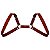 Arreio Anteros Harness Dominatrixxx - Vermelho - Imagem 1