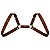 Arreio Anteros Harness Dominatrixxx - Caramelo - Imagem 1