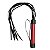 Chicote 8 Tiras 40cm Dominatrixxx - Vermelho - Imagem 1