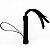 Chicote Tiras 20cm Liso Dominatrixxx - Preto - Imagem 3