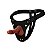 Cinta Strap On Ativa Unitária Com Consolo - Chocolate - Imagem 1