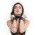 Coleira Em Couro Com Algemas Sexy Fantasy - Imagem 1