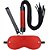 Kit Venda Com Chicote 24 Tiras Em Pelúcia Dominatrixxx - Vermelho - Imagem 2