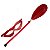 Kit Tiazinha Com Chibata Oval Dominatrixxx - Vermelho - Imagem 3