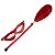 Kit Tiazinha Com Chibata Oval Dominatrixxx - Vermelho - Imagem 1