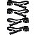 Kit Bondage Preto Para Porta Com 4 Amarras Dominatrixxx - Imagem 2