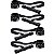 Kit Bondage Preto Para Porta Com 4 Amarras Dominatrixxx - Imagem 1
