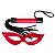 Kit Tiazinha Com Chicote 20cm Liso Dominatrixxx - Vermelho - Imagem 1