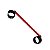 Separador De Braços 25cm Vermelho La Pimienta - Vermelho - Imagem 1