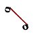 Separador De Braços 25cm Vermelho La Pimienta - Vermelho - Imagem 3