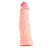 Capa Peniana Realistica 19x3,8cm Sexy Import - Bege - Imagem 2
