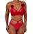 Conjunto Sensual Pompom Moda Apimentada - Vermelho - P - Imagem 1