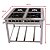 Fogão Industrial Inox 4 Queimadores Duplos GLP MI4 Venâncio - Imagem 2