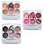 Kit 03 Unidades Paleta de Sombras Mattes e Cintilantes Estojo 6S Vivai 4072 - Imagem 1