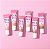Kit 06 Unidades Base Líquida Efeito Matte Pink All Day Vivai 1104 Cores Médias Escuras 18ml - Imagem 1
