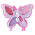 Estojo de Sombras Fofy's Borboleta Vivai 4110 - Imagem 2