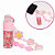 Kit 03 Unidades Gloss Magic com Chaveirinho Para Celular Femme Paris FR115 - Imagem 2