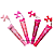 Kit 04 Unidades Lip Gloss com Chaveiro Brilho Labial Femme Paris FR118 - Imagem 1