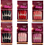 Kit 06 Cartelas Unhas Postiças Stiletto Autocolante QBM755 - Imagem 1
