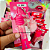 Kit 03 Unidades Lip Gloss com Pompom e Chaveiro Floco de Neve Bobbi Rara BRB102134 - Imagem 2