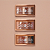 Kit 03 Unidades Paleta de Sombras 6 Cores Smart Dia a Dia Mahav - Imagem 1