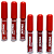 Kit 06 Unidades Batom Líquido Matte Intense Love Miss Rôse MR048 - Imagem 1
