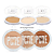 Kit 03 Unidades Pó Compacto Pure Skin Vivai 1211 Cores 01, 02 e 03 Claras Médias - Imagem 1