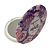 Espelho de Bolsa Duplo Redondo Roxo 7,5x7,5cm HJ79213 - Imagem 2
