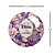 Espelho de Bolsa Duplo Redondo Roxo 7,5x7,5cm HJ79213 - Imagem 3