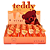 Lip Gloss Pote de Mel Teddy Vivai 3183 Atacado Box 36 Unidades - Imagem 1