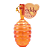 Lip Gloss Pote de Mel Teddy Vivai 3183 Atacado Box 36 Unidades - Imagem 3