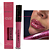 Kit 03 Unidades Gloss Lady Beauty: Snow Glow Maçã LB44, Pink Glow Tutti Frutti L34 e Brown Glow Chocolate L38 - Imagem 3