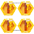 Kit 04 Unidades Gloss Lip Honey Mel Forever You FY004 - Imagem 1