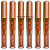 Kit 06 Unidades Lip Gloss Glow Hidratante Honey Kiss Da Pop DP2399 - Imagem 1