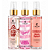 Kit 03 Unidades Body Splash Cap Life: 412 Vip Rosé, Glow Morango com Creme e Scandalus 130ml - Imagem 1