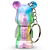 Gloss com Chaveiro Urso Tiedye Mia Make 524 - Imagem 1