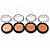 Kit 04 Unidades Pó Compacto Efeito Matte Ludurana B00002 - Imagem 2