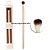 Pincel Esfumar G Glass Ruby Rose HBGE3 - Imagem 1
