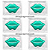 Kit 06 Unidades Máscara Labial Yoyo Maquiamor Pepino YYZ-0602-03 - Imagem 1