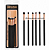 Kit 06 Pincéis Para Olhos Cores Aleatórias LF25252 - Imagem 1