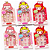 Kit 06 Cartelas Unhas Postiças Autocolante Infantil ML1195 - Imagem 1