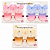 01 Cartela Kit Infantil Laço com Pérolas e Óculos Gatinho Cores Aleatórias DW190 - Imagem 1