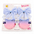 01 Cartela Kit Infantil Laço com Pérolas e Óculos Gatinho Cores Aleatórias DW190 - Imagem 4