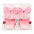 01 Cartela Kit Infantil Laço com Pérolas e Óculos Gatinho Cores Aleatórias DW190 - Imagem 2