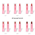 Batom Semi Matte City Lips City Girls CG487 Cores A Atacado Box 36 Unidades - Imagem 3