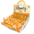 Lip Gloss Hidratante Honey Kiss com Chaveiro Mia Make 574 Atacado Box 36 Unidades - Imagem 1