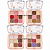 Kit 04 Unidades Paleta de Sombras 09 Cores Tejar Makeup TJ2795 - Imagem 1