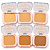 Kit 06 Unidades Pó Compacto Powder Cake com Espelho e Esponja Tejar Makeup TJ2835 - Imagem 2