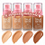 Kit 04 Unidades Base Líquida True Skin Tejar Makeup TJ2815 - Imagem 1